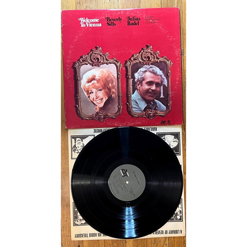 Vintage Welcome to Vienna LP | Beverly Sills | Julius Rudel Classy Vinyl Record